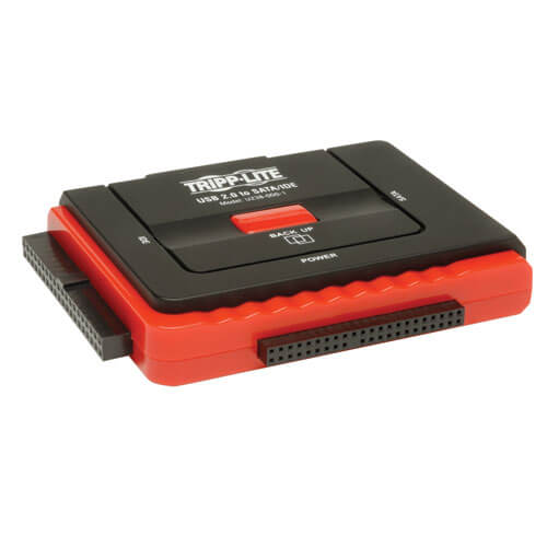 Tripp-Lite U238-000-1 | USB 2.0 to Serial ATA (SATA) and IDE Adapter for 2.5in / 3.5in / 5.25in Hard Drives