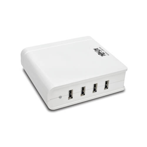 Tripp-Lite U280-004 | 4-Port USB Charging Station, 5V 6A/30W USB Charger Output
