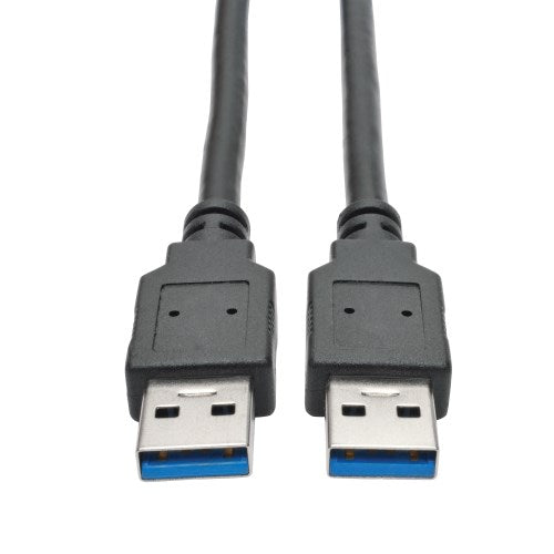 Tripp-Lite U320-003-BK | USB 3.0 SuperSpeed A/A Cable (M/M), Black, 3 ft. (0.91 m)