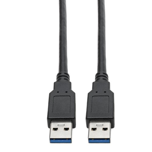 Tripp-Lite U325-003 | USB 3.0 SuperSpeed A/A Cable for Tripp Lite USB 3.0 All-in-One Keystone/Panel Mount Couplers (M/M), Black, 3 ft. (0.91 m)