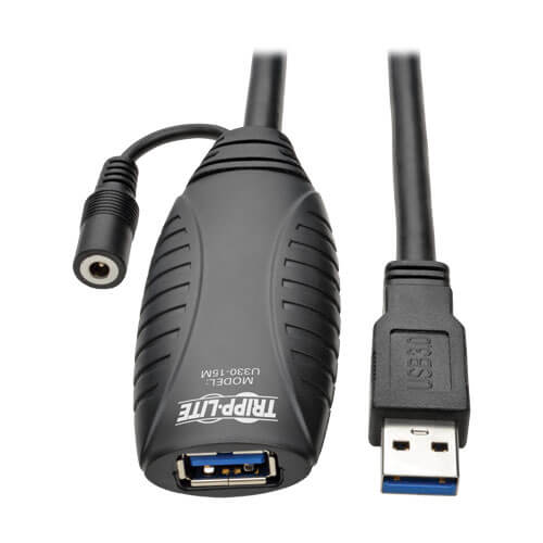 Tripp-Lite U330-15M | USB 3.0 SuperSpeed Active Extension Repeater Cable (USB-A M/F), 15M (49.21 ft.)