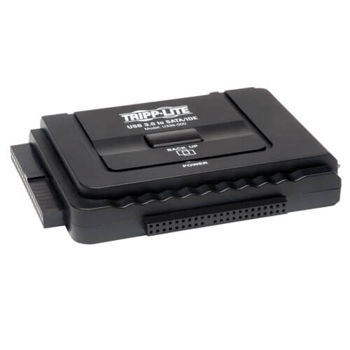 Tripp-Lite U338-000 | USB 3.0 SuperSpeed to Serial ATA (SATA) and IDE Adapter for 2.5 in. or 3.5 in. Hard Drives