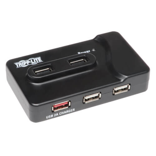 Tripp-Lite U360-412 | 6-Port USB 3.0 SuperSpeed Charging Hub - 2x USB 3.0, 4x USB 2.0, 1 charging port