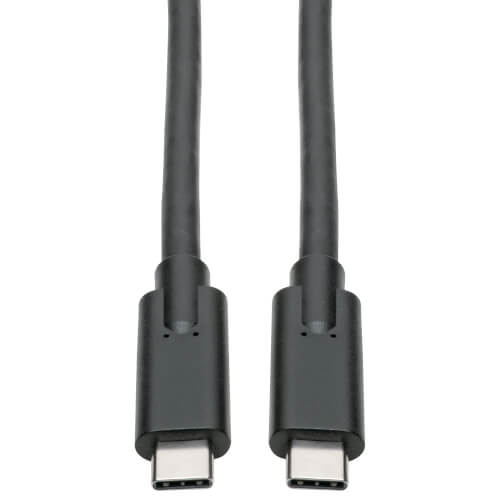Tripp-Lite U420-006-5A | USB-C Cable (M/M) - USB 3.1, Gen 1 (5 Gbps), 5A Rating, Thunderbolt 3 Compatible, 6 ft. (1.83 m)