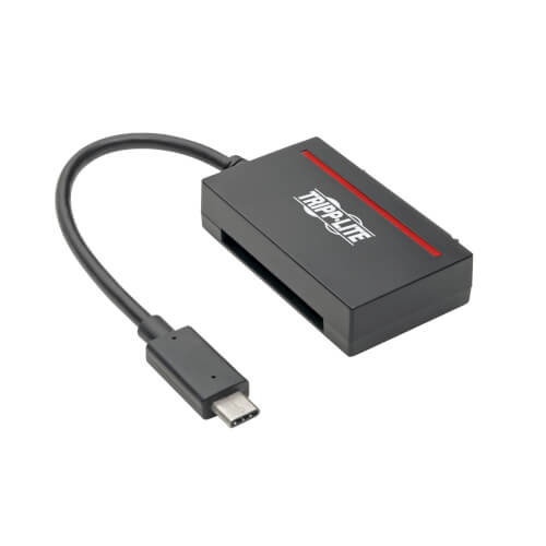 Tripp-Lite U438-CF-SATA-5G | USB 3.1 Gen 1 (5 Gbps) USB-C to CFast 2.0 Card and SATA III Adapter, Thunderbolt 3 compatible