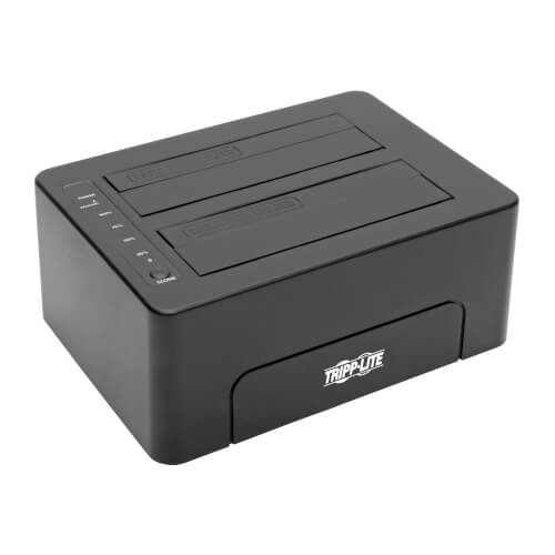 Tripp-Lite U439-002-CG2 | USB-C to Dual SATA Quick Dock - USB 3.1 Gen 2 (10 Gbps), 2.5/3.5 in. HDD/SDD, Thunderbolt 3