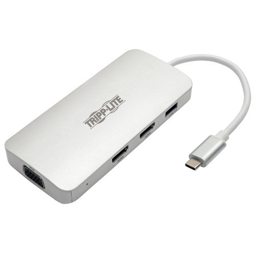 Tripp-Lite U442-DOCK12-S | USB-C Dock, Triple Display - HDMI, VGA, USB 3.2 Gen 1, USB-A Hub, 100W PD Charging