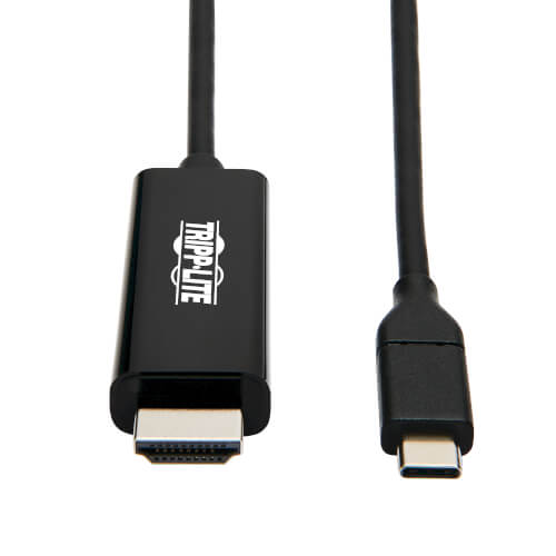 Tripp-Lite U444-009-H4K6BE | USB-C to HDMI Adapter Cable (M/M), 4K 60 Hz, 4:4:4, HDR, Thunderbolt 3 Compatible, Black, 9 ft. (2.7 m)