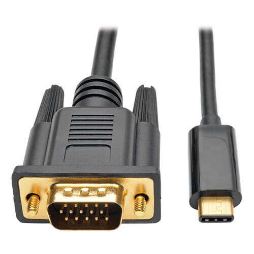 Tripp-Lite U444-016-V | USB-C to VGA Active Adapter Cable (M/M), Black, 16 ft. (4.9 m)