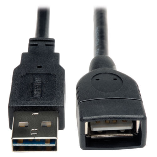Tripp-Lite UR024-06N | Universal Reversible USB 2.0 Extension Cable (Reversible A to A), 6-in. (15.24 cm)
