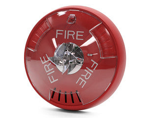 Wheelock HSRC | HSRC Red Ceiling Mount Exceder Fire Alerting Horn Strobe