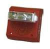 Wheelock MTWP-24MCWH-FR | Wall Mount Multitone Weatherproof Horn Strobe - Red 24VDC 135/185CD