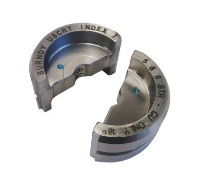 Burndy U5CRT | Stainless Steel U Die Blue Index 7