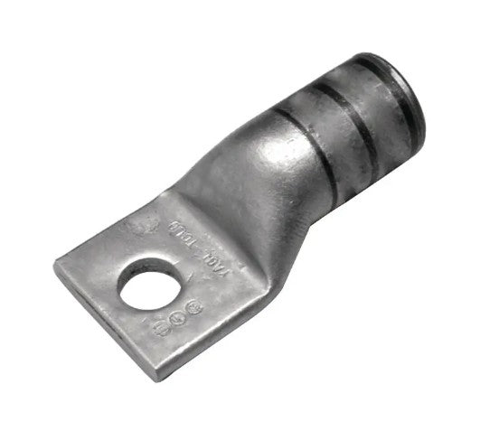 Triangular Compression Terminal Burndy YAG4CLTC38FX | Copper Compression Terminal, 4 AWG, 1-