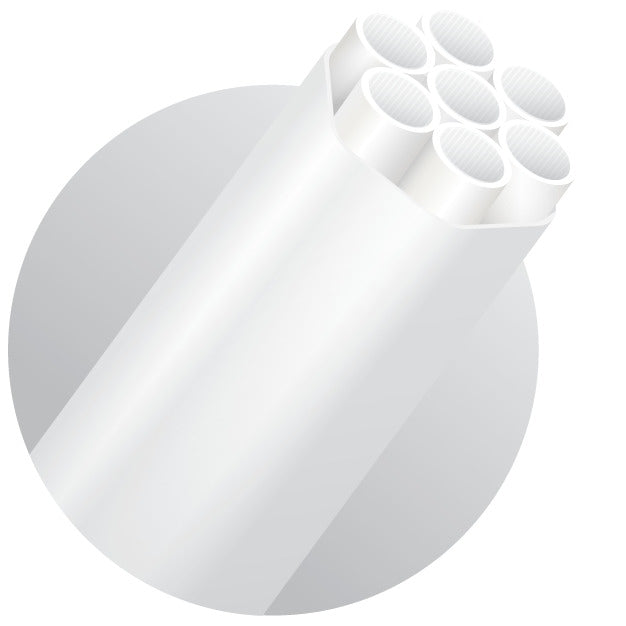 Dura-line 10004856 | 7-Way Microduct System, 1000 ft., 6 mm ID, 8.5 mm OD, Opaque