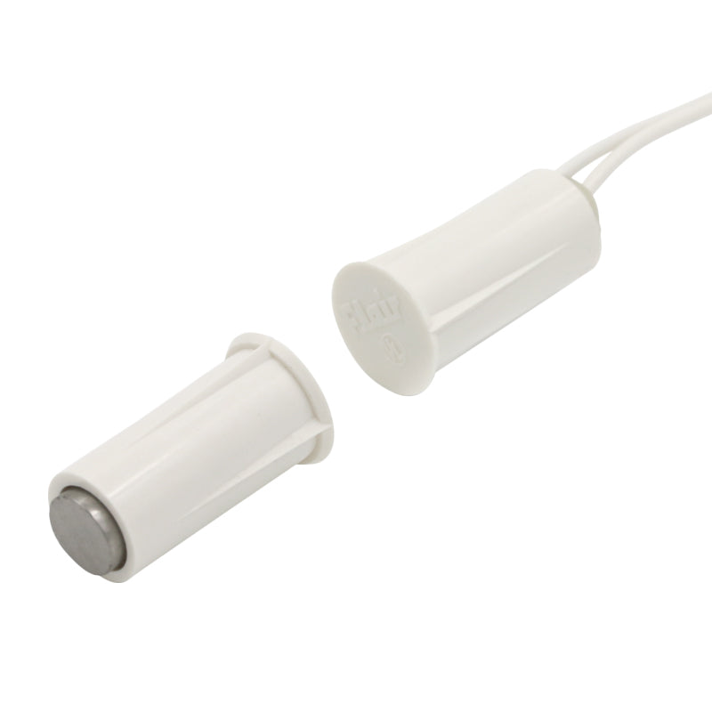 Flair Electronics RMS94-2 WHT | Magnetic Contact, Recessed, Closed, 100VAVDC, 0.5A, White, 0.1 , Diameter 8 in., Length 4 in.