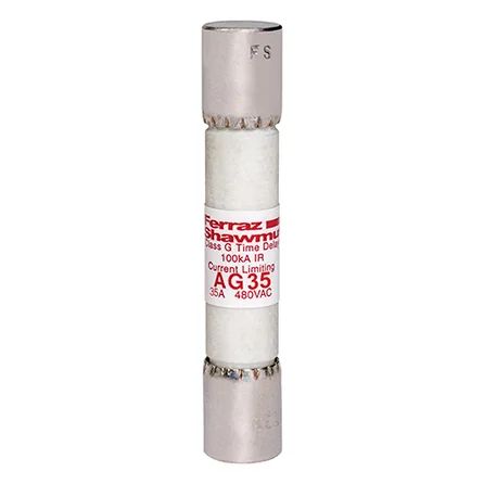 Ag35 Module Mersen AG35 | Fuse AG - Class G 480VAC 35A Time Delay Ferrul