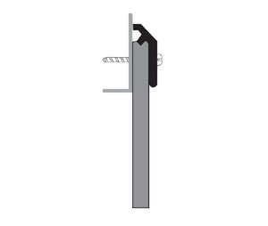 National Guard Products Inc 203NA 36 | Door Sweep, Neoprene, Aluminum, 36 in. L