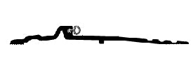 National Guard Products Inc 896N 36 | ADA-Compliant Panic Threshold Seal, Vinyl, Aluminum, 36 in. L