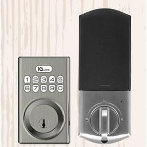 Qolsys Inc IQDLK-PGK-SN | PowerG Door Lock, Satin Nickel