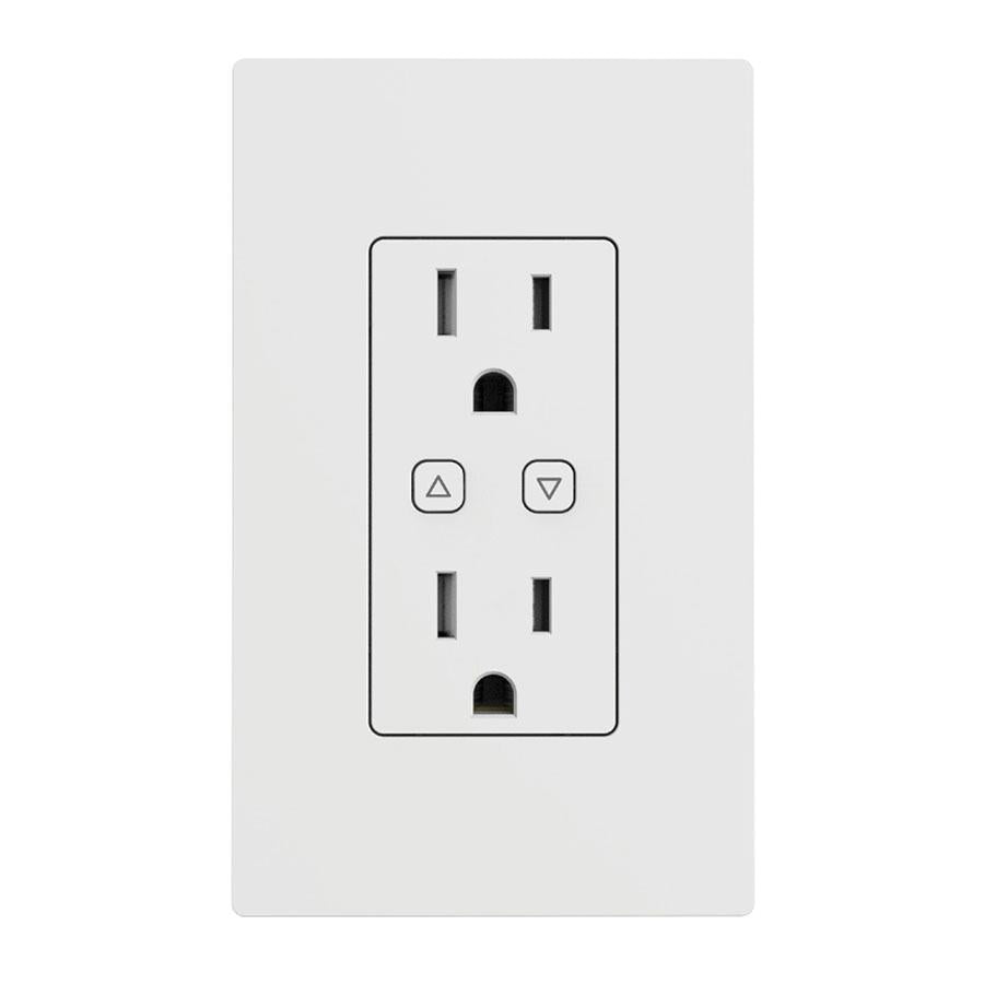 Qolsys Inc IQSKT-PG | PowerG Smart Wall Socket, White, 120 VAC, 60Hz