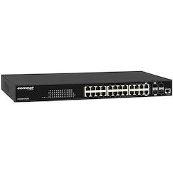 Comnet CWG26F4T22M | Comm. Managed 26-Port Switch L2+, 22 Rj45, 2 Sfp, 2 Combo