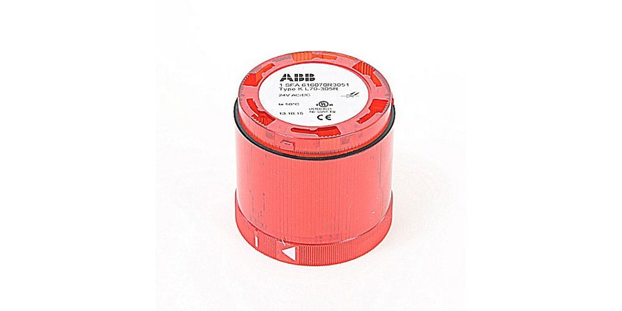 ABB KL70-305R | Optical Module for Signal Tower with Red Steady Light, 24 V AC/DC, Integrated LED