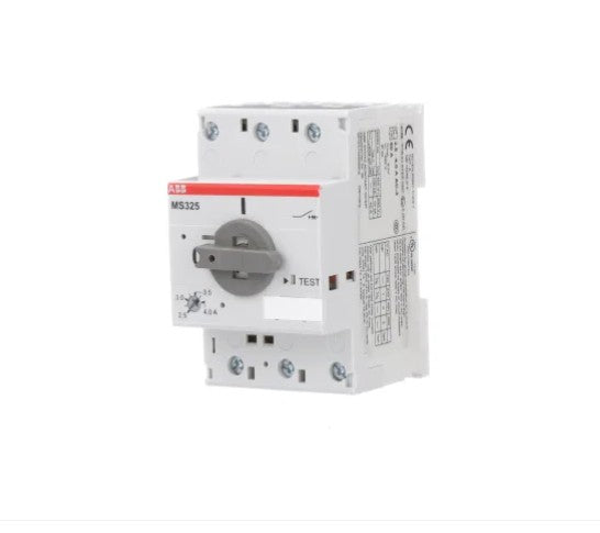 ABB MS325-4.0 | Motor Starter/Protector, Manual, 3-Pole, 2.4