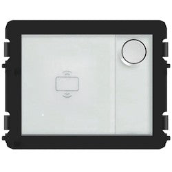 ABB 51012P1 | Pushbutton Module, Round Button, 1 Pushbutton, With NFC ICCard Reader, Capacity 500 Cards, With Wiegand Output