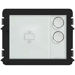 ABB 51012P2 | Pushbutton Module, Round Button, 2 Pushbuttons, With NFC ICCard Reader, Capacity 500 Cards, With Wiegand Output