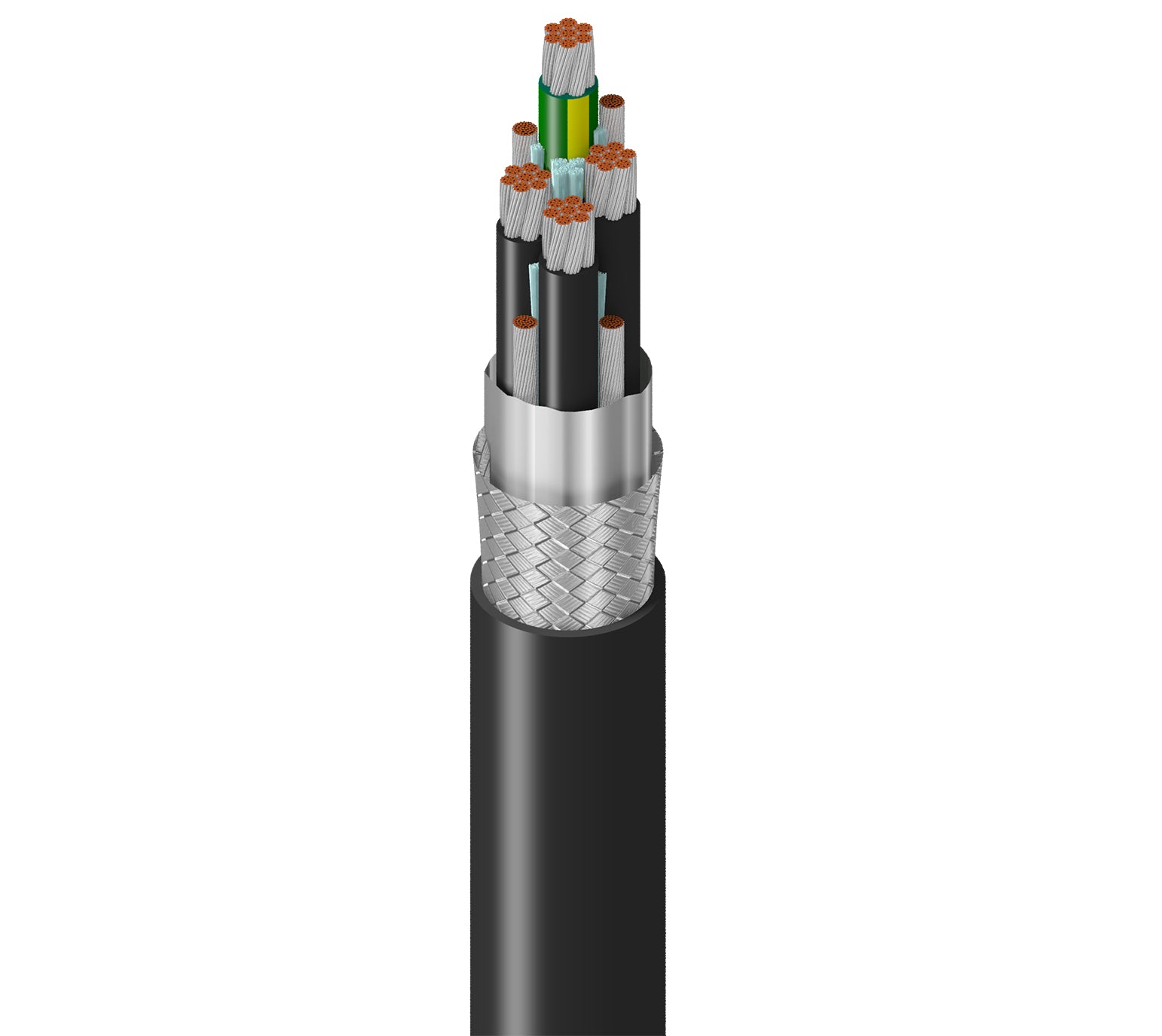 Belden 29539 0101000 | Dry/Wet 2000V Flexible Motor Supply Cable