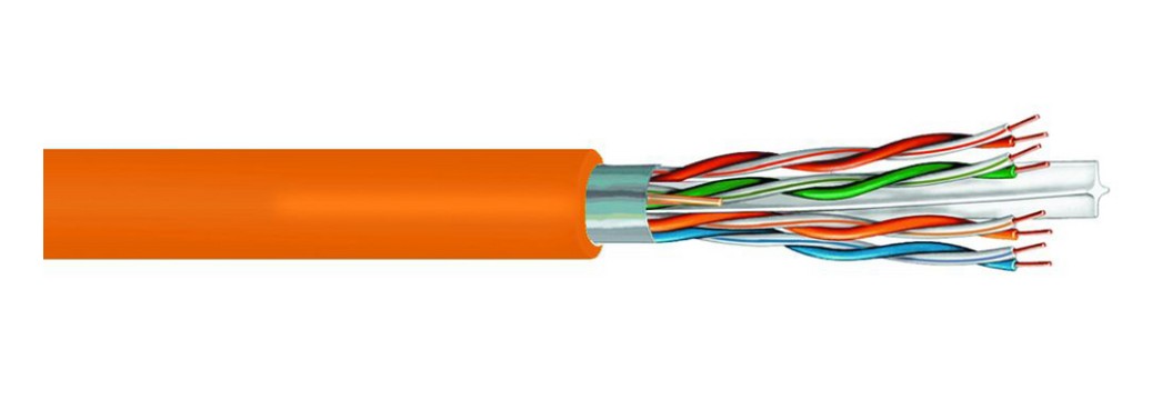 CommScope UN874017984/30 | Category 6 F/UTP Cable Plenum Orange Jacket
