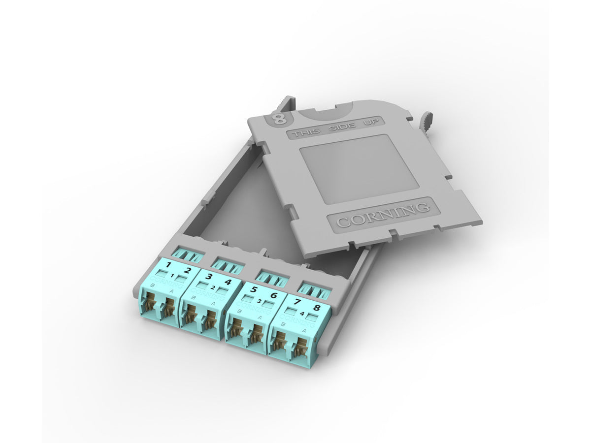 Corning EMOD8-CP08-AD | EDGE8 Adapter Panels, LC Shuttered,
