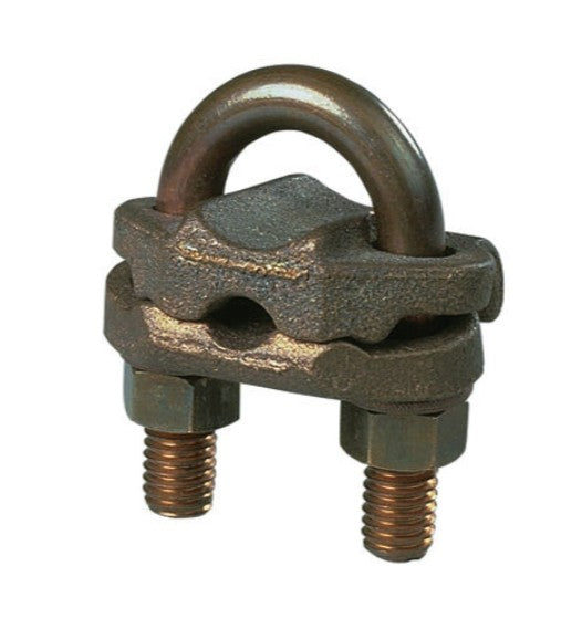 Panduit GPL-33-3 | StructuredGround Single Cable U-Bolt Grounding Clamp