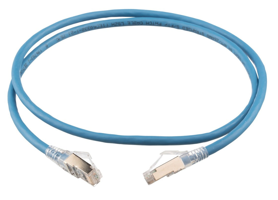 Panduit S6XPC2MBU | S/FTP Category 6A Patch Cord with Tangle-Free Latch
