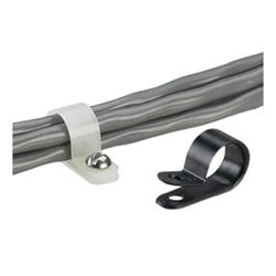Panduit CCS25-S8-C | Cable Mounting & Accessories Fixed Dia Clamp .25 6.4mm Bundle Pk100