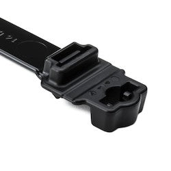 HellermannTyton 157-00401 | Wide Strap Cable Tie with 0.25