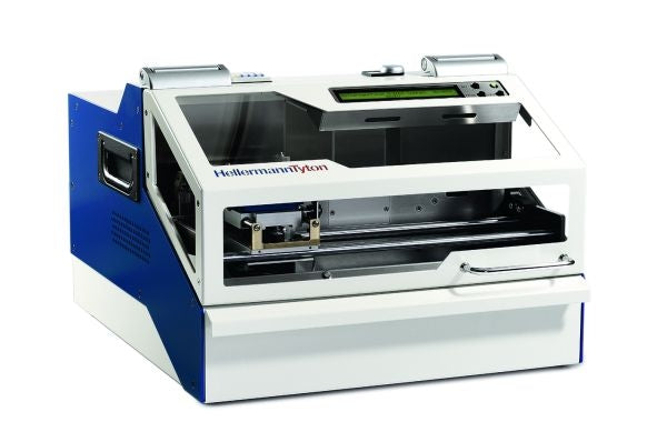 HellermannTyton 544-20000 | M-Boss Compact Stainless Steel Embosser, Blue, 1/Box
