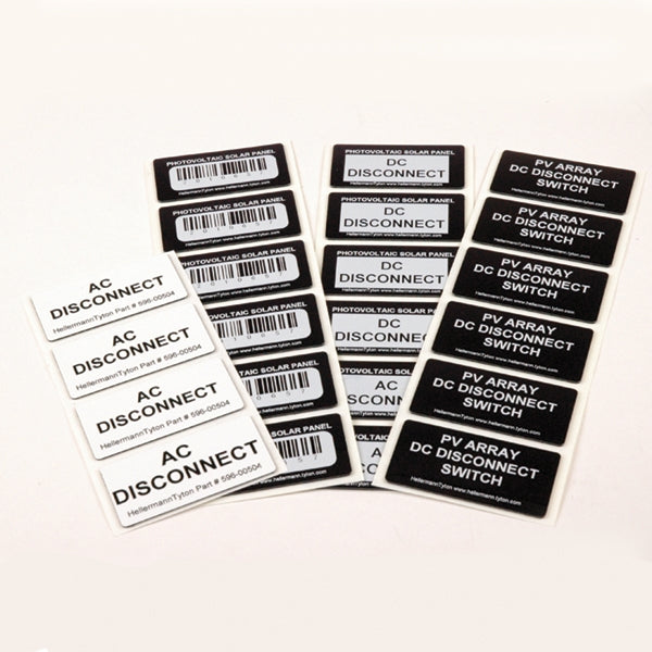 HellermannTyton 596-00507 | Foam Nameplate, Rectangular, 2.0