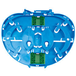 HellermannTyton SEIR-3A-BL | IR Single Element SE Tray with 2 x 3A Insert, Blue, 6/pkg