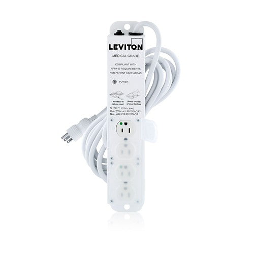 Leviton Manufacturing Co 5304M-1N5 | Medical Grade Power Str