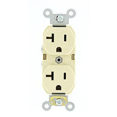 Leviton 5362-SI | Duplex Receptacle Outlet, Heavy-Duty Indus