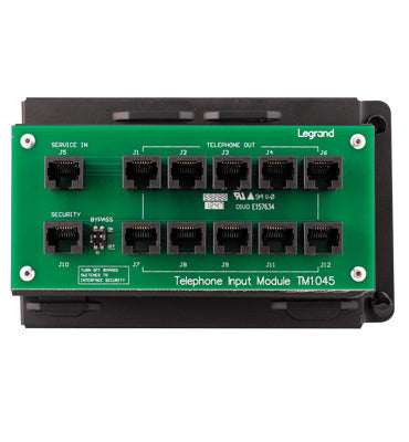 Legrand TM1045 | Telephone Module, 10-Way, RJ45/RJ31X Recept