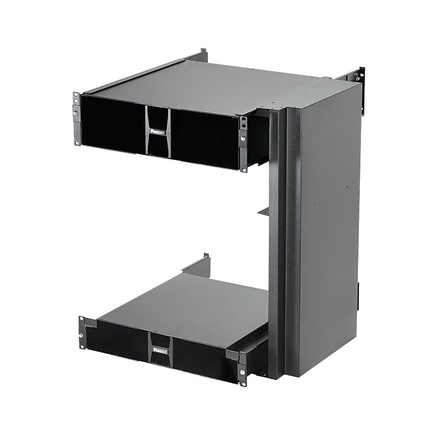Panduit DIRLC3210S17W | NDInletDuct, CiscoCat6807, 3/2RU, BLK, PK3