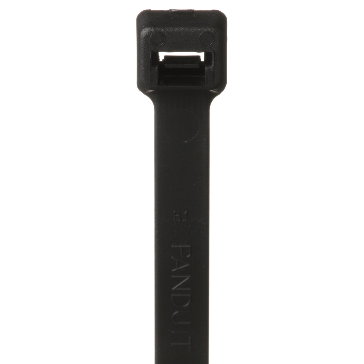 Panduit PLT4H-TL0 | Pan-Ty Cable Tie, Black, UV PA6.6, 14.5"L, 120lb, PK250