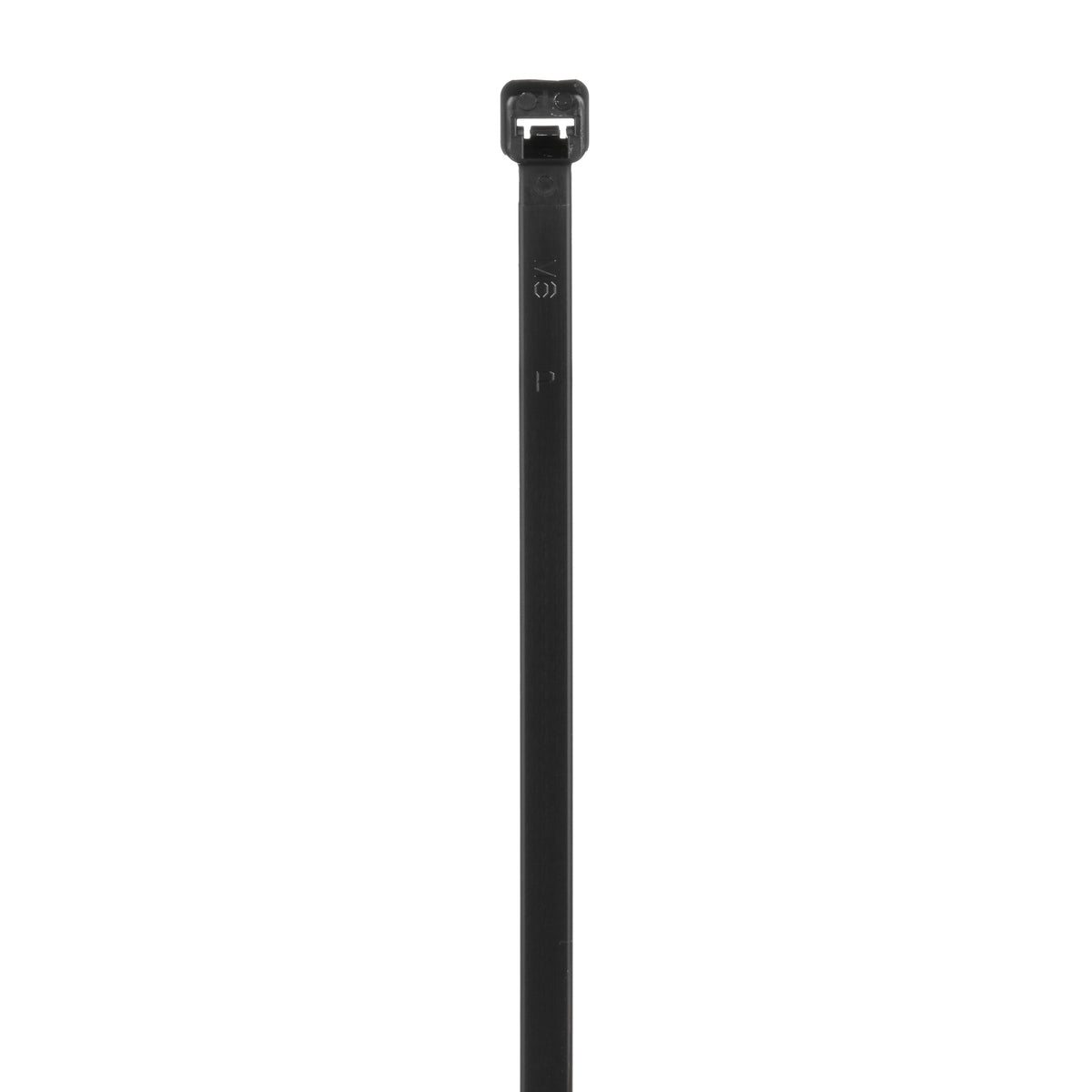 Panduit PLT2S-C0 | Pan-Ty Cable Tie, Black, UV PA6.6, 7.4"L, 50lb, PK100