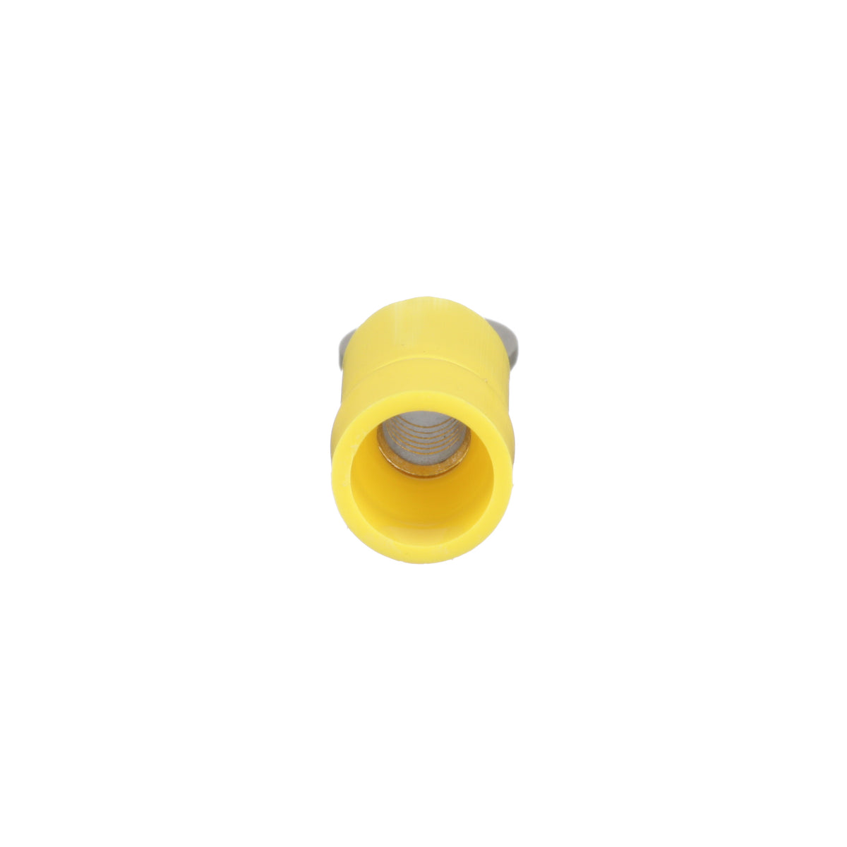 Panduit PV10-10R-D | Pan-Term Ring Terminal, Yellow, Vinyl, 10-12 AWG, #10 Stud, PK500