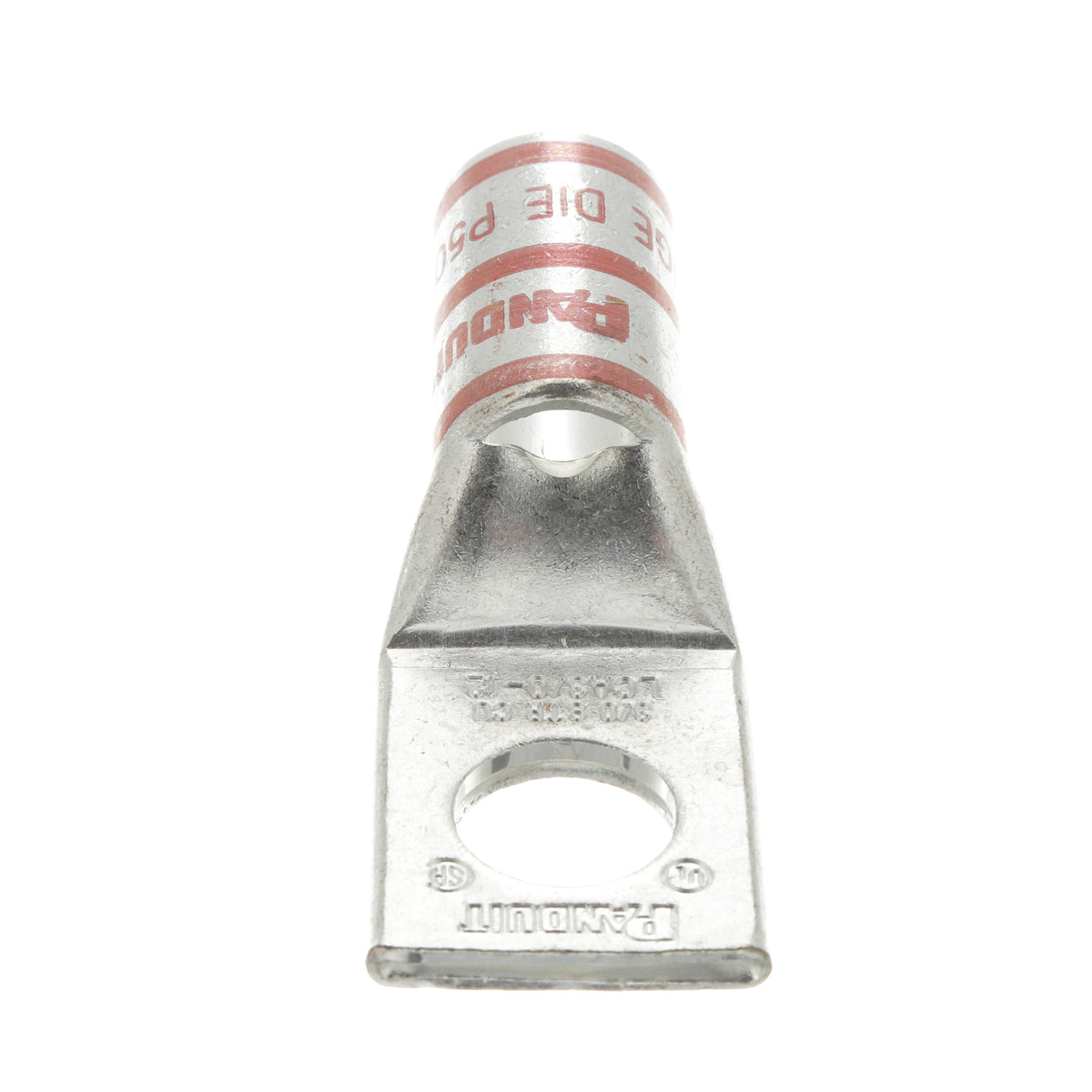 Panduit LCA3/0-12-X | Pan-Lug Comp. Lug, 3/0, Tin Plt Copper, Strt, One 0.5" Stud, PK10