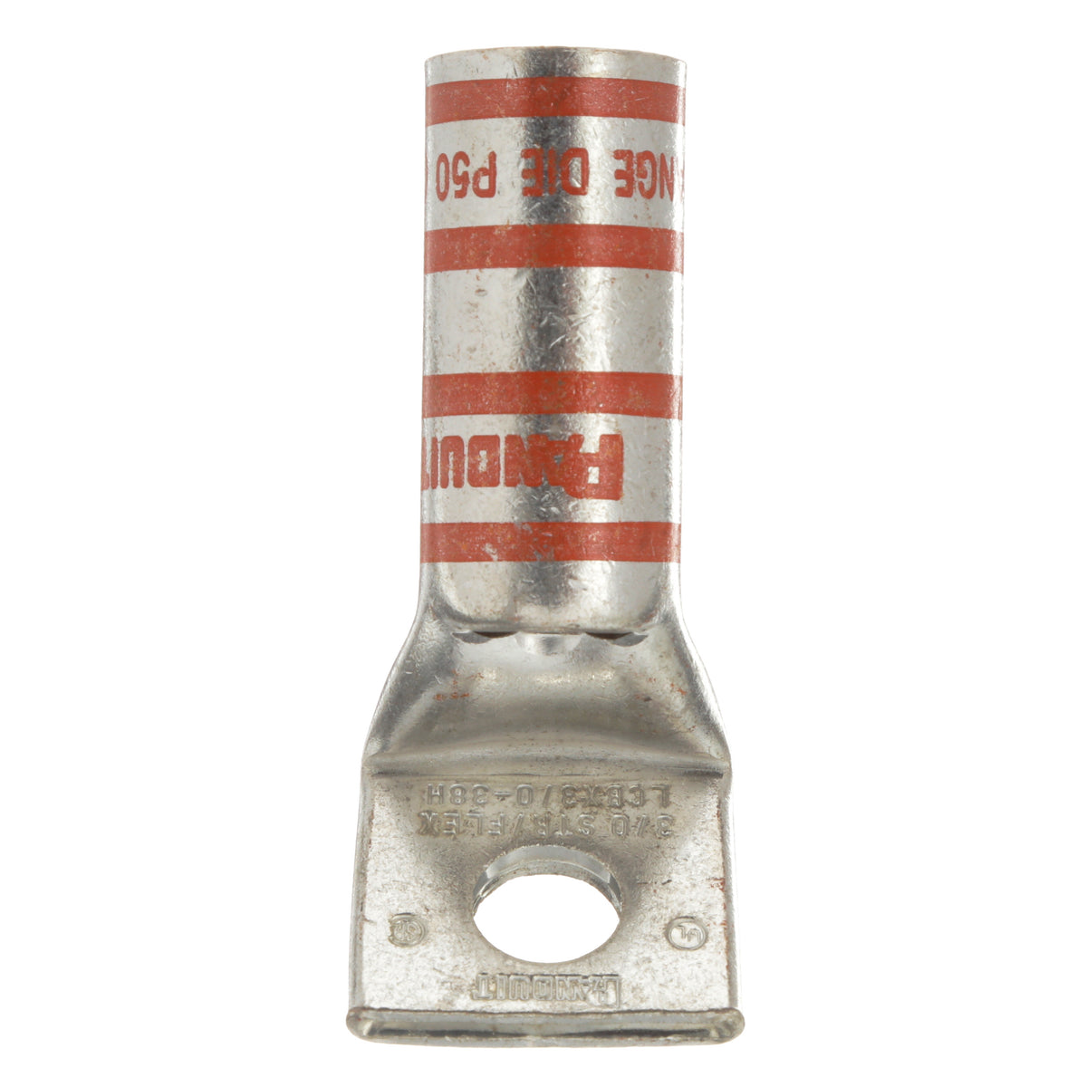 Panduit LCBX3/0-38H-X | Tin-Plated Copper Compression Connectors - Lugs | UPC - 07498343715
