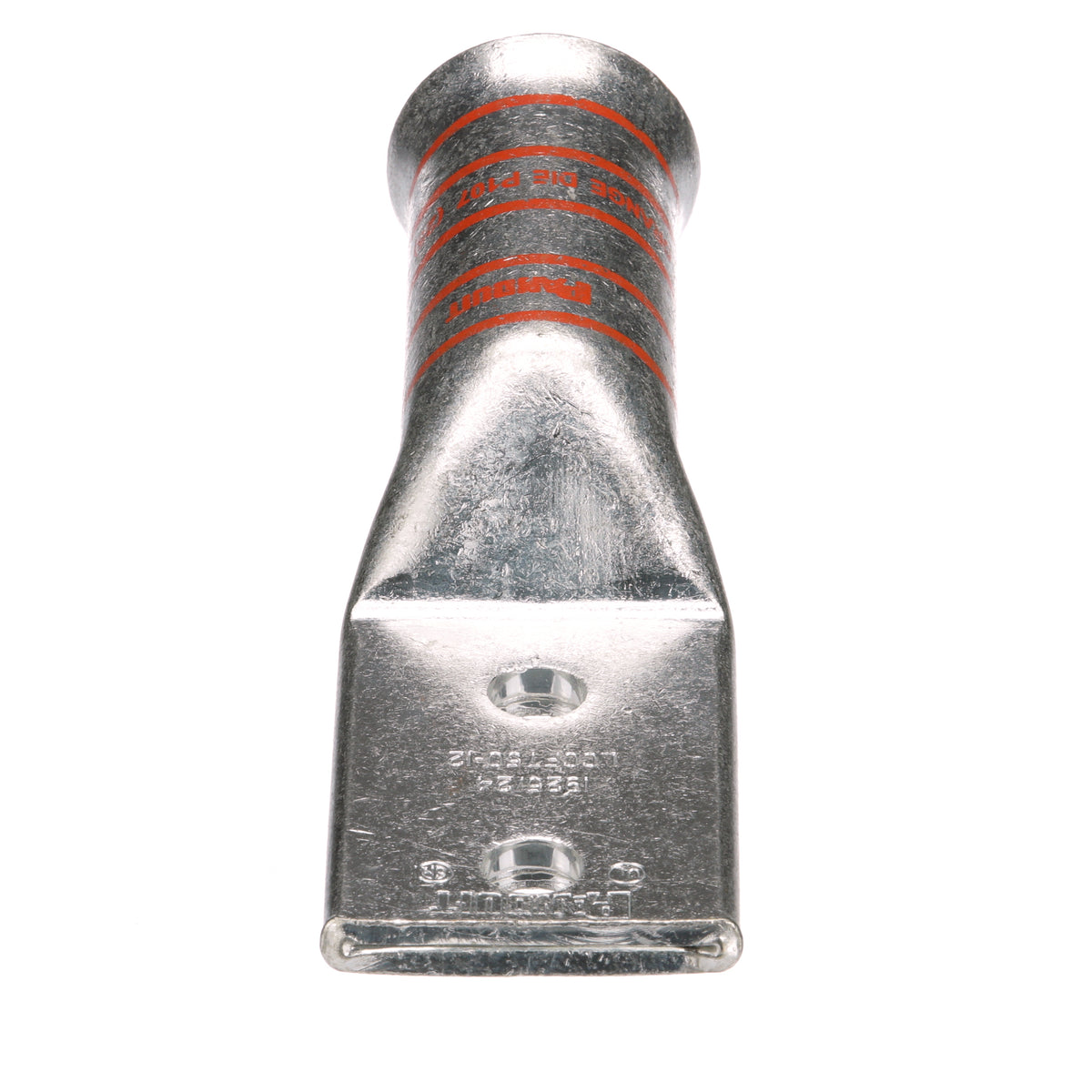Panduit LCCF750-12-3 | Pan-Lug Comp. Lug, 750, Flare, Tin Plt Copper, Two 0.5" Stud, PK3